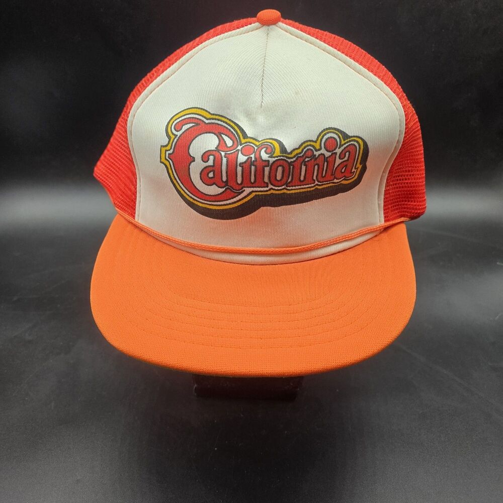 Vintage California Trucker Hat Snapback Baseball Cap Mesh OS